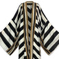 Striped Kimono Cardigan – Timeless Chic Open Front Cover Up