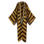 Striped Kimono Cardigan – Timeless Chic Open Front Cover Up