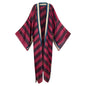 Striped Kimono Cardigan – Timeless Chic Open Front Cover Up