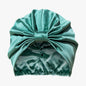 Organic Silk Hair Bonnet Jade Green